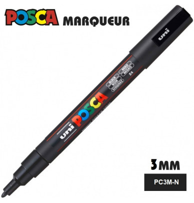 Marcador de tinta POSCA – ponta fina 1,2 mm em 4 cores