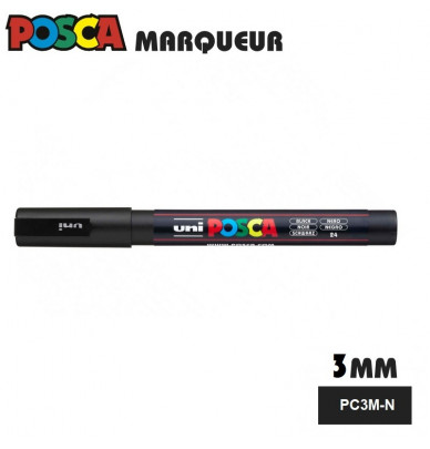 Marcador de tinta POSCA – ponta fina 1,2 mm em 4 cores