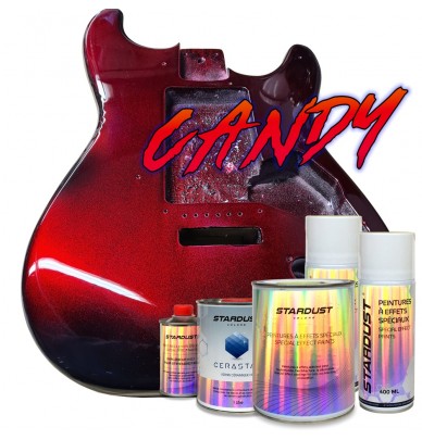 Kit de pintura para guitarra CANDY – Spray ou pistola de pintura